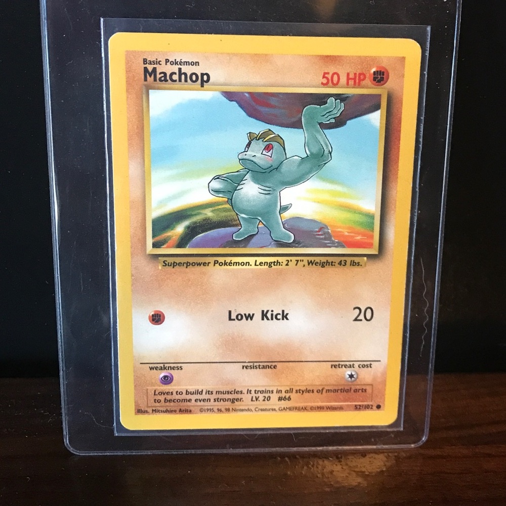 1999 Base Pokémon Machop